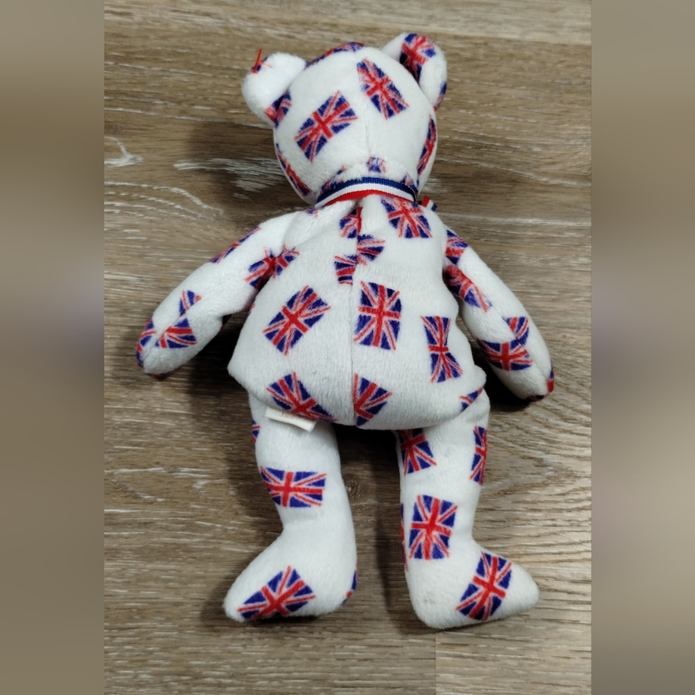 -Ty Beanie Babies โJackโ the Bear - UK Exclusive 9in - Picture 9 of 13